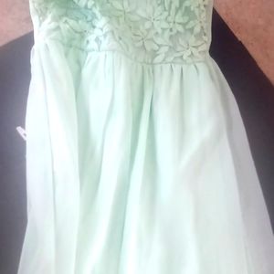 Mint Green schiffon dress